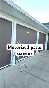 Installing a Massive Motorized Patio Screen 🔥
