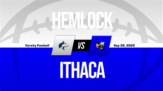 Football Recap: Ithaca Skates Past Hemlock with Ease   How To Watch