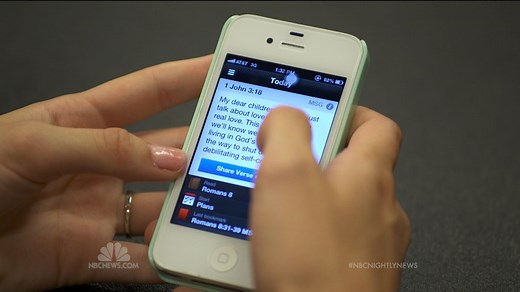 Faithful flock to Bible app