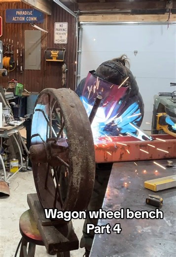 Wagon Wheel Bench DIY: Part 4 - Metal Art Tips