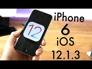 iOS 12.1.3 OFFICIAL On iPHONE 6! (Review)