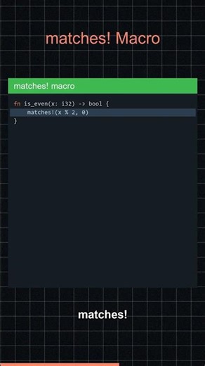 Pattern Waste: Shrink Your Code with the matches! Macro