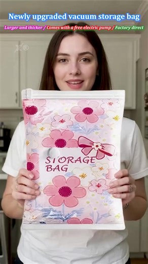 8.3K views · 38 reactions | 麟 Can't seem to pack everything?  Our USB Electric Vacuum Sealer Bags slims your luggage by half! ✨ Vacuum-seal anywhere, anytime with a single press – saving 80% space ✨ Six different sizes for perfect organisation ✨ Airtight seal protects against moisture, dust and mould | Seattleget | Facebook