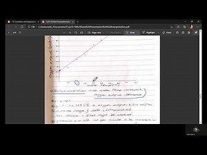 Correlation and Regression