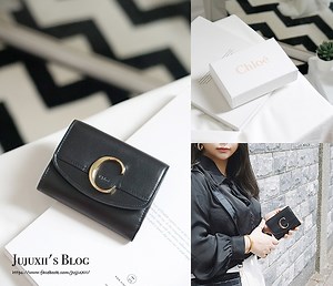 CHLOE 皮夾錢包開箱｜Chloé c mini trifold wallet (影音)