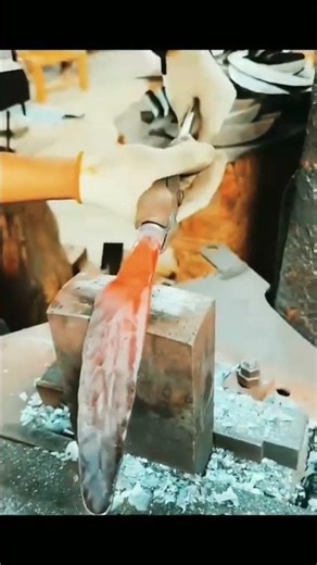 Epic Damascus Knife Making Process#damascus#topedc#knifeshorts#knifeskills#topblade#steelknife#short