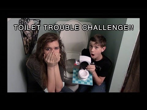 Toilet Trouble Challenge - Loser gets a swirly!!!