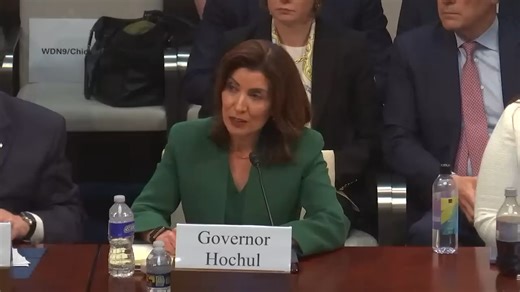 'Is that illegal now too?': Kathy Hochul throws shade at MTG for needlessly reminding her that she's a Democrat in House hearing