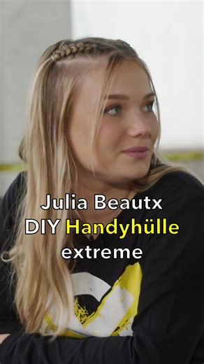 DIY Handyhülle Extrem mit @Julia Beautx 📱 #handyhülle #diy #challenge #checkpoint #zdf