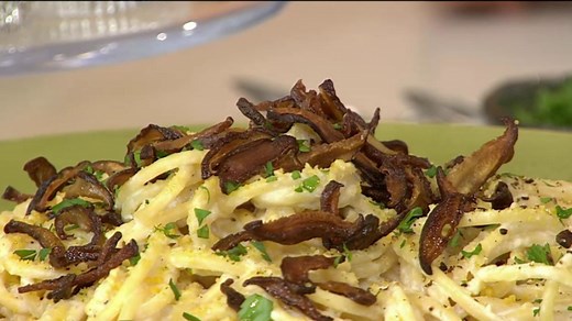 Try this lightened-up recipe for pasta carbonara