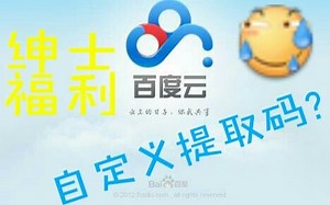 【涨姿势】怎么自定义百度网盘提取码？