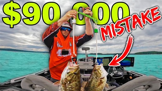 I made a $90,000 mistake in a fishing tournament