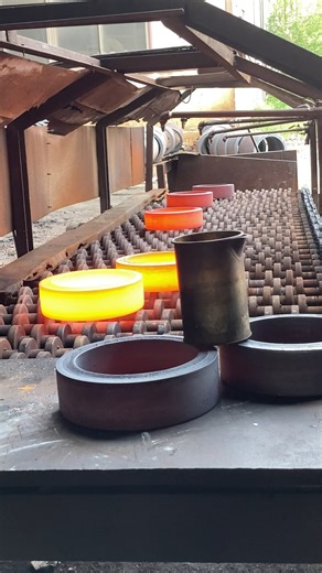 Inside the Bearing Factory Forging | Hot Steel Upset and Rolling #process #forging #factory #iron | Inside the factory