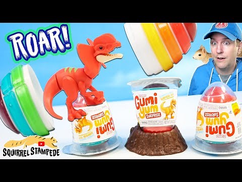 Dino Squad Zuru Gumi Yum Surprise Egg Mini Dinosaur Figure Collection Review