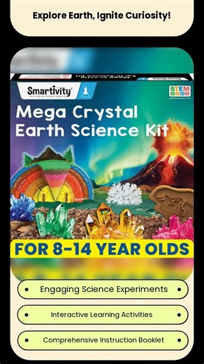 Mega Crystal Earth Science Kit Smartivity