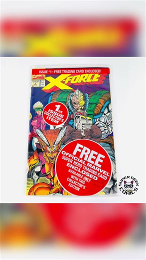 1991 X-Force Selaed with Shatterstar Card A mutant strike team on black-ops mission led by Cable. The early members of X-Force were Wolverine, Domino, X-23, Archangel, Psylocke, Warpath, Fantomex, Deadpool, Cannonball, Wolfsbane, and Shatterstar Available https://ebay.us/m/AZuaVH #wolverine #cable #marvel #marvelcomics #ebay