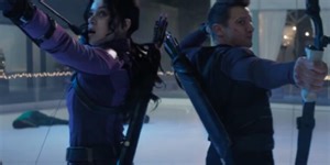 Jeremy Renner passes down his bow in fun, holiday-themed trailer for Hawkeye