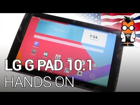 LG G Pad 10.1 inch Tablet Hands On