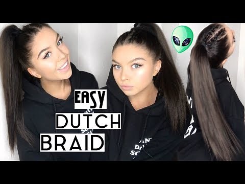 HOW TO: DUTCH BRAID PONYTAIL | Easy Hairstyle