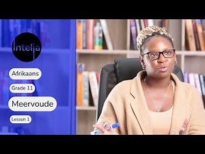 Afrikaans Grade 11 | Meervoude | Lesson 1