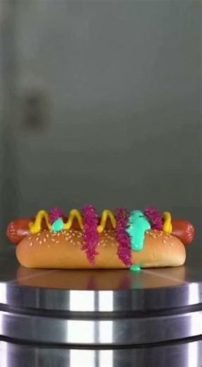 🚀 ULTIMATE FOOD DESTRUCTION: HYDRAULIC PRESS vs. TRENDY STREET FOOD! EXTREME ASMR & COLOR EXPLOSION