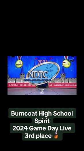 NDTC 2024 Game Day Live - 3rd Place Burncoat High School Spirit Program Choreography: Justine Pennucci #bleedgreen #burncoat #nattys
