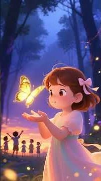 ✨🦋 The Brave Butterfly: A Shy Girl’s Magical Journey 🌅 | Inspiring Anime Short Story
