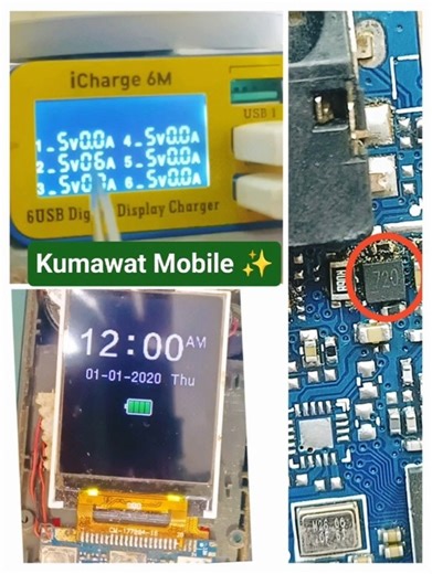 Keypad Mobile Charging IC Change | Charging Problem Solution #motivation