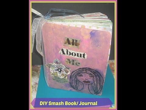How to Make a Smash Book from a composition book / Part 1 / How To Make Your Own Smash Book