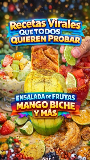 Recetas virales que todos quieren probar: ensalada de frutas, mango biche y más