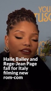 Halle Bailey and Rege‑Jean Page fall for Italy filming new rom‑com