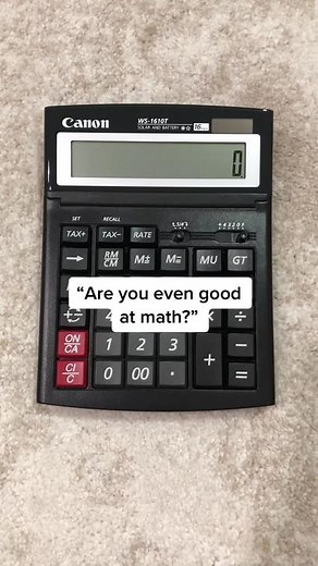Late to the trend but we just had to 🤭 #CanonCalculatorsPH #SolvedByCanon #calculator #math #calculatortricks #accountant #engineering #student #fyp #f