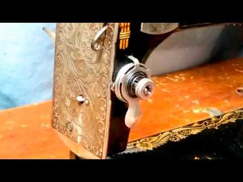 How To Install Upper Thread Tension Spring on Antique Singer Treadle Sewing Machine 27 28 VS2