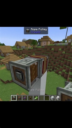 Create Mod Wireless Redstone Flag Mechanism #minecraft