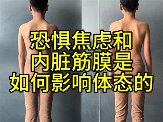 恐惧焦虑和内脏筋膜是如何影响体态的
