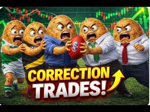 Rd 1 Correction trades, AFL Supercoach 2026