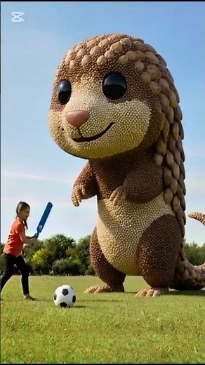 Balloon pangolin POPPED… and a REAL Pangolin Jumped Out! 😂🐶🎈