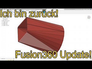 Update Fusion 360 Blech Tutorial Deutsch CAD