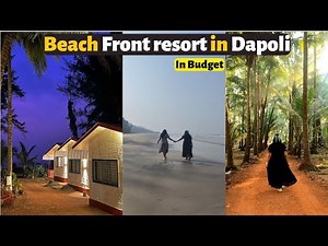 Beach side resort in Dapoli | Private Beach| Drone shots| Konkan Travel | |Sea view Cottage