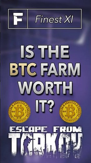 Is The BTC Farm Worth It? - Escape From Tarkov #Shorts