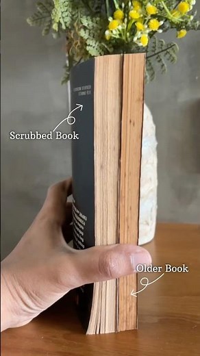 Clean your books | Remove foxing from your book pages and edges | ASMR