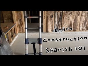 How to speak construction Spanish: lesson 1. Basic vocabulary for beginners