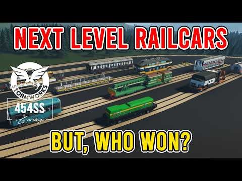 From Trams to Rocket Defense... Top 10 Train Cars (Stormworks Build Challenge)
