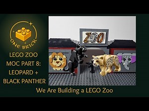 🟩🐆 LEGO Zoo MOC – Part 8 | Leopards & Black Panthers 🐆🟩