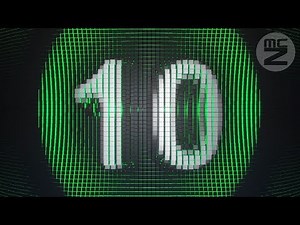 🟢 10 Second 3D Countdown | Cube Animation with Voice & Music | McZerrill FX