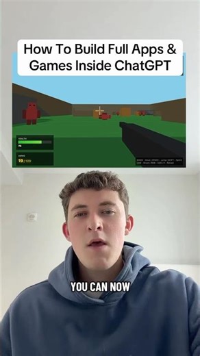 How to build a full game with ChatGPT #ai #fyp #chatgpt #vibecode #app