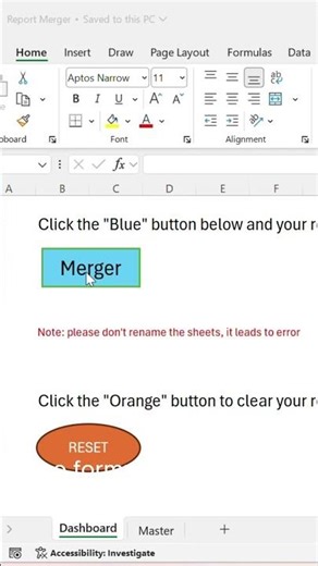 Merge Excel files in seconds (no coding)