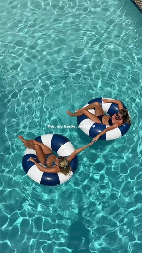 Summer Pool Moments with Bestie and FUNBOY