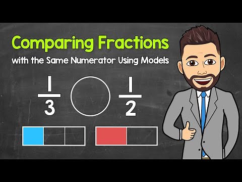 Comparing Fractions with the Same Numerator Using Models | Math with Mr. J