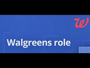 Walgreens fertility-specialized pharmacy - Walgreens role